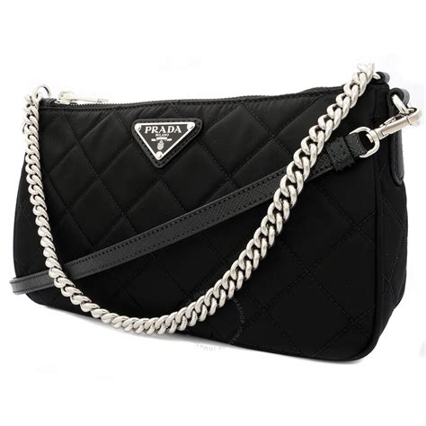 prada nylon quilted chain